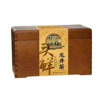 狮峰牌绿茶龙井茶叶醒春头采明前特级臻藏木盒礼盒500g