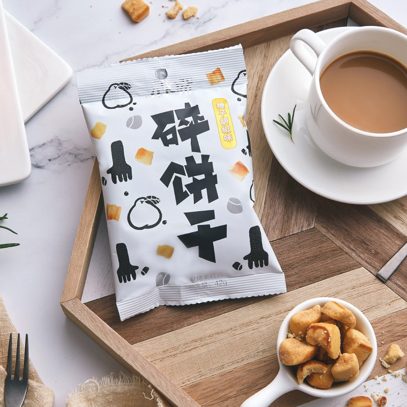 清嘴碎饼干 柚子胡椒味 42g烘焙饼干手指糕点心饼干高清大图