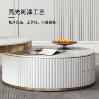 冬熊轻奢进口岩板电视柜茶几组合客厅家用现代简约设计师新款地柜