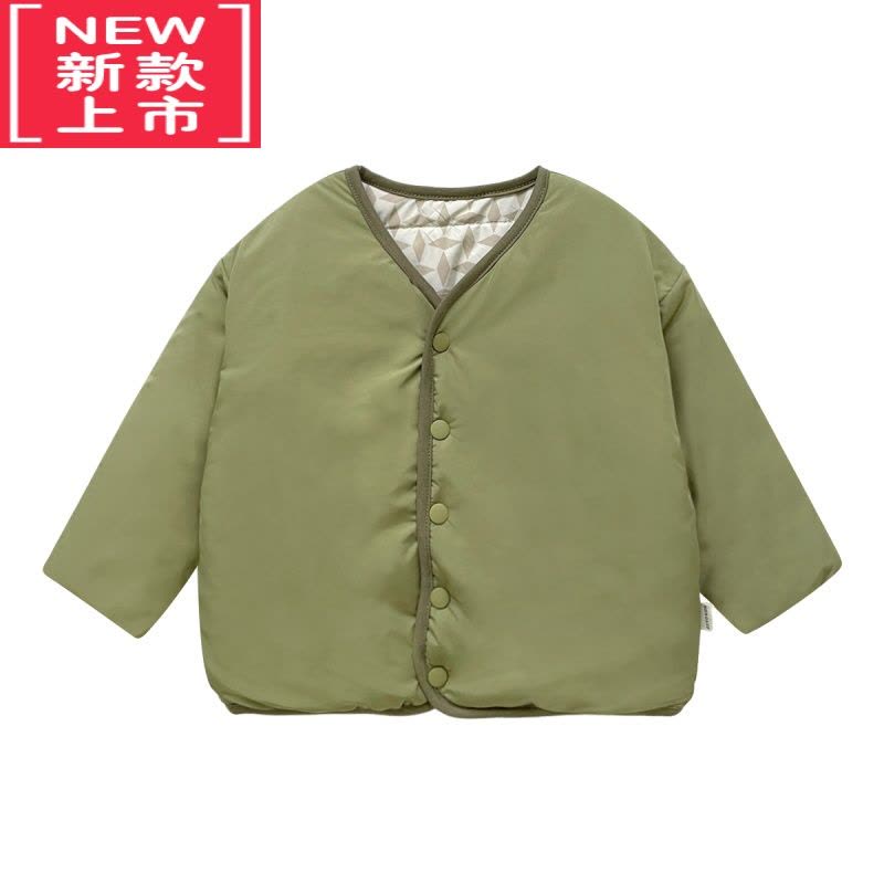可莉允[双面可穿 随心搭配]婴儿秋冬保暖外出服卡通夹棉服外套洋气图片