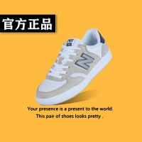 正品NB300男鞋学生情侣板鞋运动鞋春秋女鞋耐磨橡胶耐磨面低帮板鞋滑板鞋 300-06灰/蓝色 41码