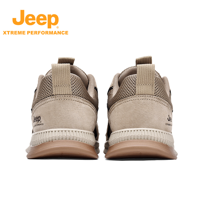 Jeep/吉普夏季新款防滑耐磨登山鞋男士低帮减震运动鞋户外休闲鞋