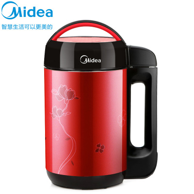 美的(Midea)豆浆机 DE12G13 无网研磨 底盘加热 婴儿辅食米糊五谷家用多功能 家用1.2L容量 保温防烫