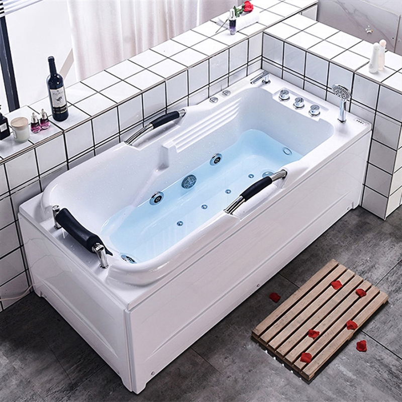 浴缸家用小户型陶瓷亚克力古达恒温加热冲浪按摩成人式双人情趣