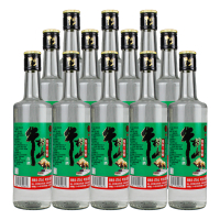 北京牛栏山二锅头精制陈酿43度500ml整箱12瓶装浓香风格礼品