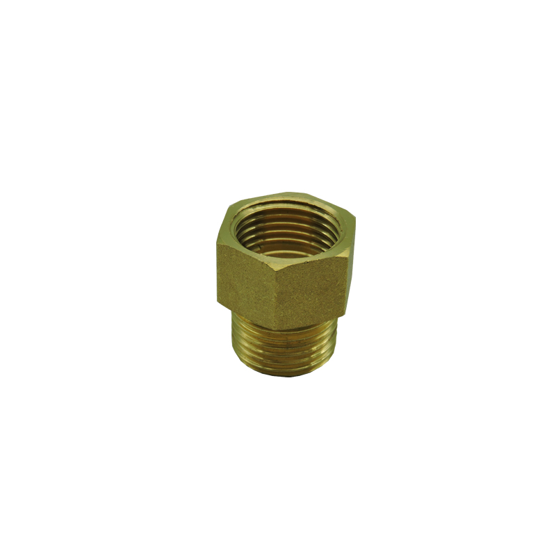 南方卫通 全铜内外丝直接头 内外螺纹延伸接头 异径接头 补芯水暖配件 4分内丝*外丝延伸接头高清大图