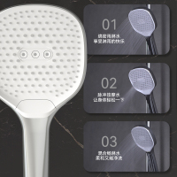 瑞尔特(R&T)T50C淋浴器热熔暗装花洒套装带侧喷吊吸顶入墙式花洒暗装花洒