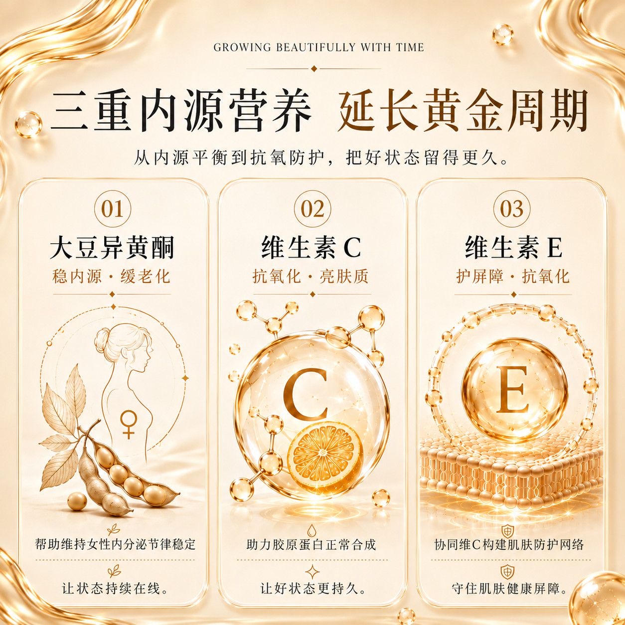 [5盒] 疗程 江中美缘素片美容祛黄褐斑延缓衰老大豆异黄酮维生素C维生素E 官方旗舰店正品高清大图