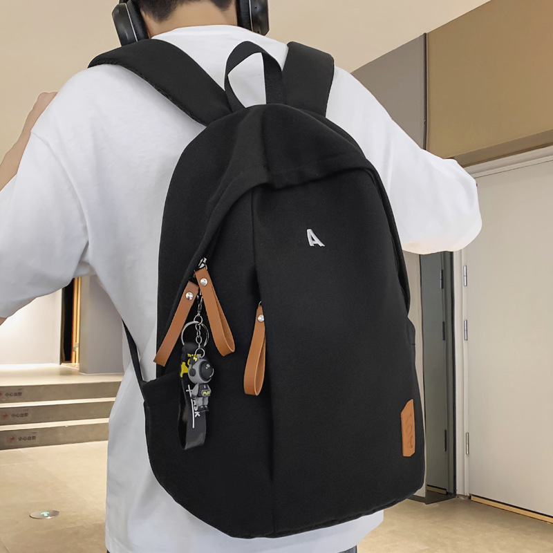 双肩包男士大容量初中高中大学生书包日系休闲百搭新款旅行背包女