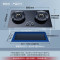 美的(Midea)燃气灶天然气 双灶具 家用5.2kW猛火聚能灶台嵌两用 搪瓷易打理 高能效灶 节能灶 Q529L-M