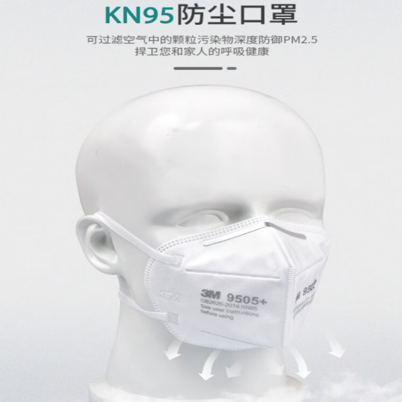 3M 防颗粒物口罩,9502V,头戴式 25只/袋