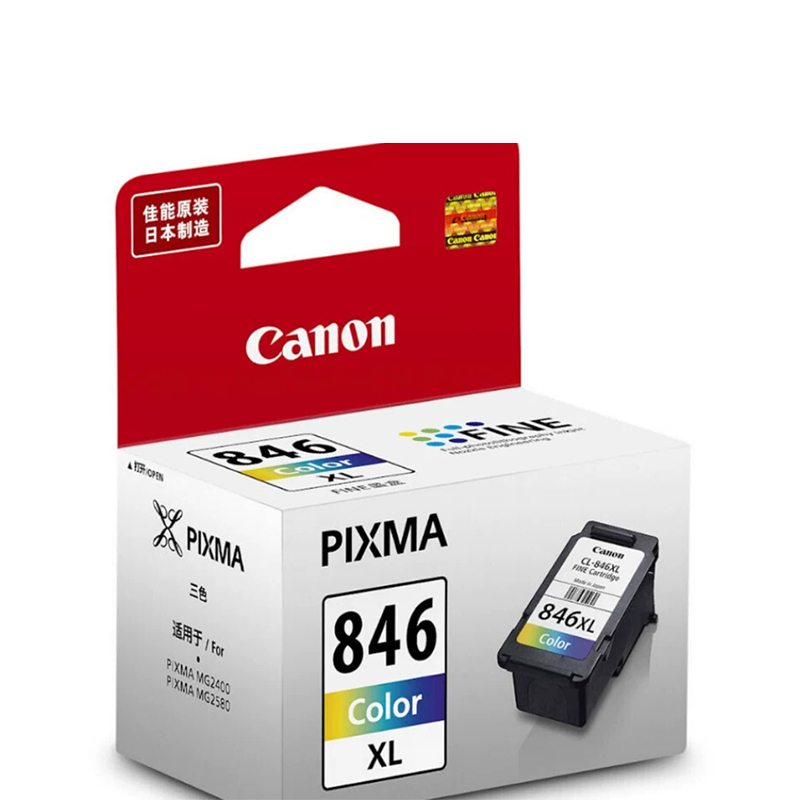 佳能（Canon） CL-846XL 彩色 （适用MG3080、MG2580、MX498、iP2880）