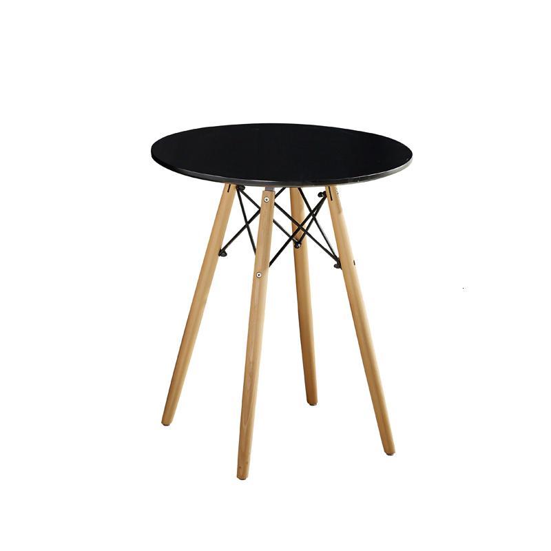 北欧办公室小圆桌椅子闪电客接待咖啡洽谈餐桌椅组合简约家用小户型