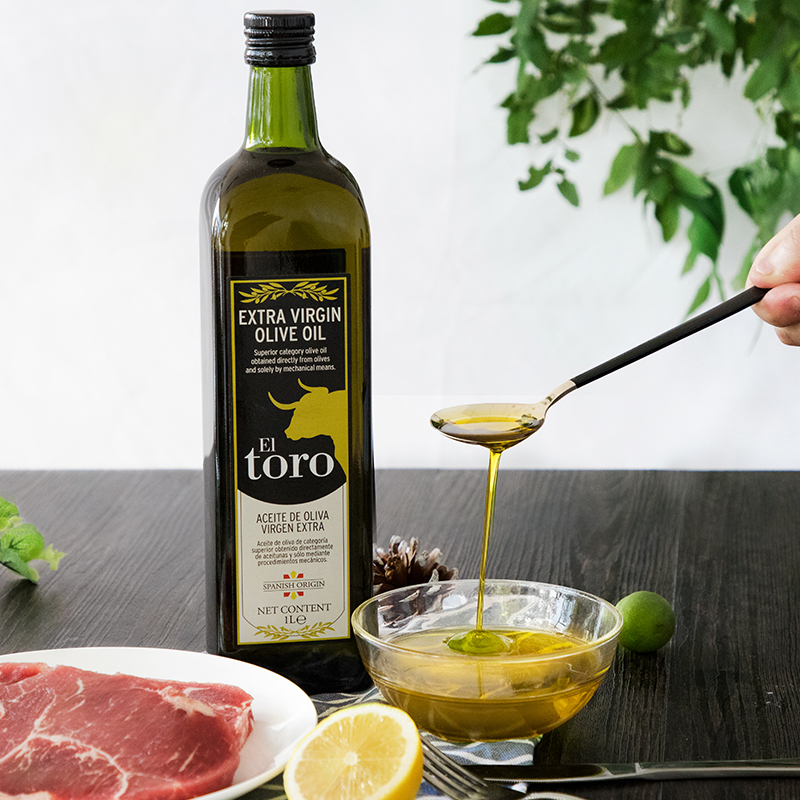 滔利EL TORO特级初榨橄榄油食用油西班牙进口1L*2瓶 节日礼盒装 企业福利 团购礼品
