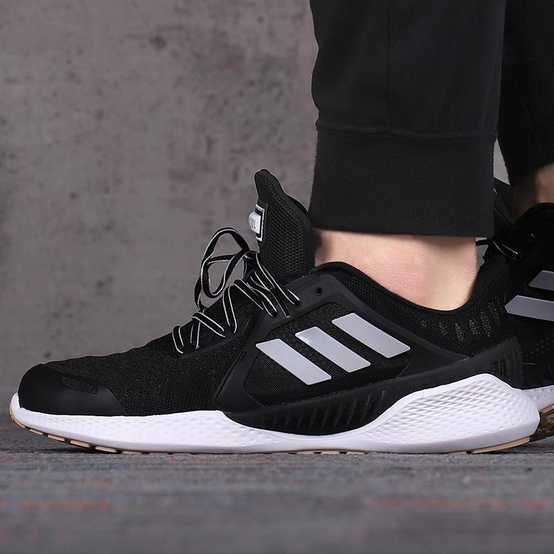 adidas阿迪达斯跑步鞋清风中性网面透气轻便运动鞋eh277z