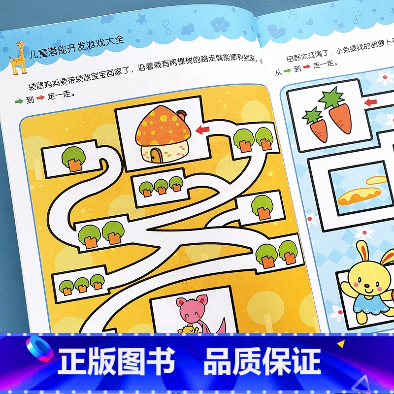 正版益智迷宫356岁儿童趣味走迷宫图画书益智启蒙游戏书视觉挑战全脑