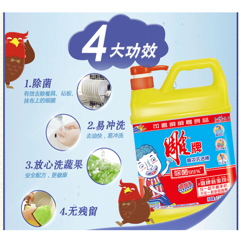 雕牌高效洗洁精（6910019420000）2KG高清大图