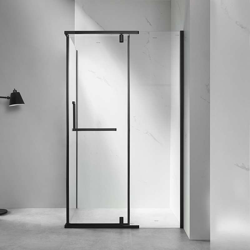 法恩莎卫浴浴室浴房扇形弧形干湿分离简易整体淋浴房浴室玻璃隔断fdf