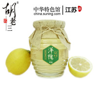 【中华特色】镇江馆 胡老三 洋槐蜂蜜 洋槐蜜 槐花蜜1800g（450克*4瓶） 玻璃瓶装 液态蜜 华东