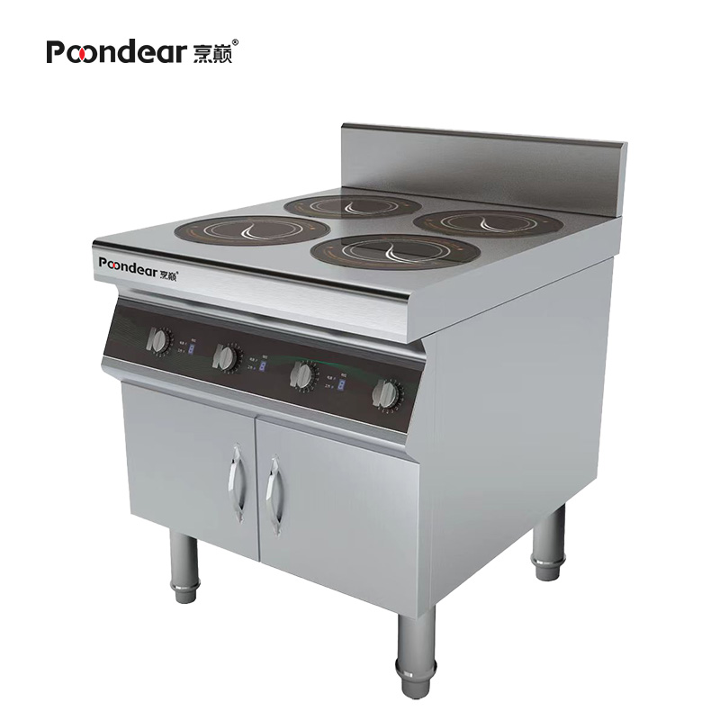 烹巅(Poondear)商用电磁煲仔炉 四头 PD-B300IV-B135 220v 4*3.5kw高清大图