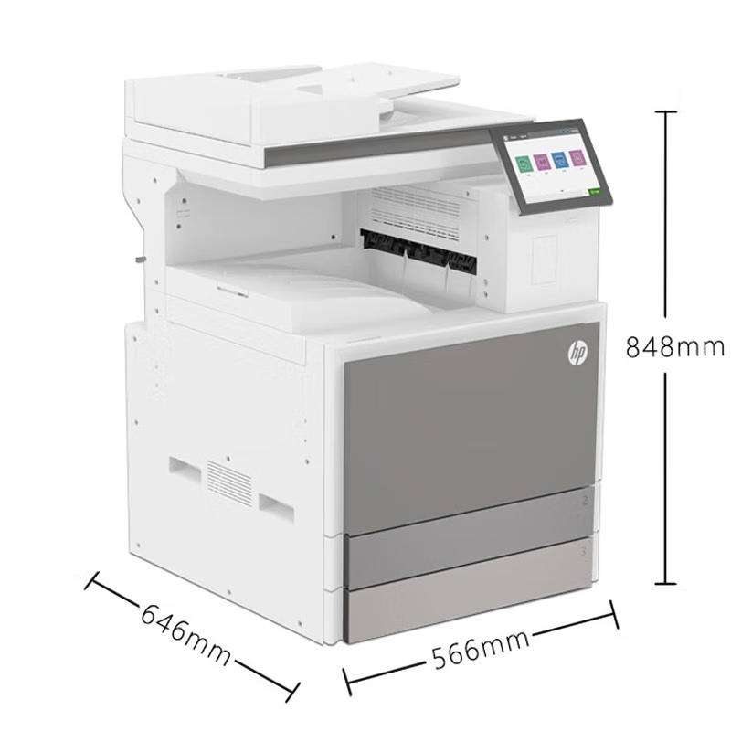 惠普(HP)e78523dn复合机 a3a4彩色激光打印复印扫描多功能一体机 大型商用办公打印复印机高清大图