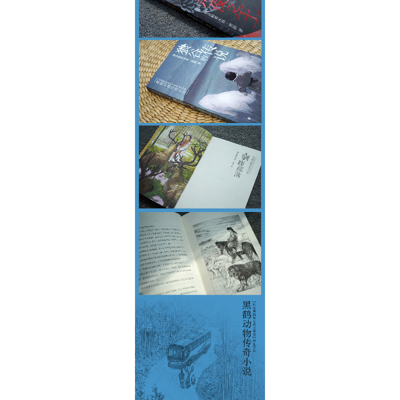 醉染图书黑鹤动物传奇小说(全6册)2400052000184高清大图