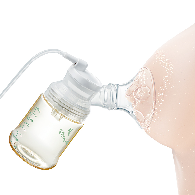 babycare电动吸奶器奶阵电动按摩挤奶器产后吸力大无痛静音便携新赫伦紫