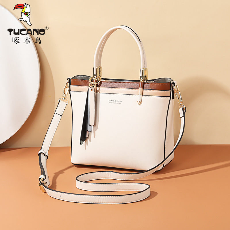 啄木鸟包包女包新款时尚手提包女气质女神单肩斜挎包大容量女大包