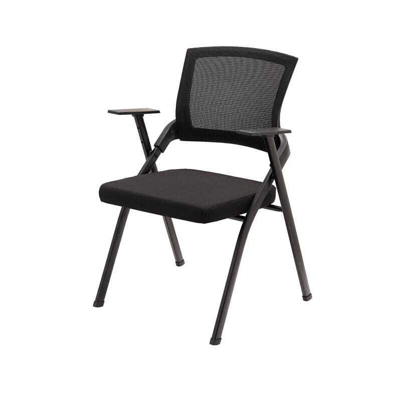 慧采云 培训椅会议椅折叠网面办公椅黑色商务时尚简约办公椅