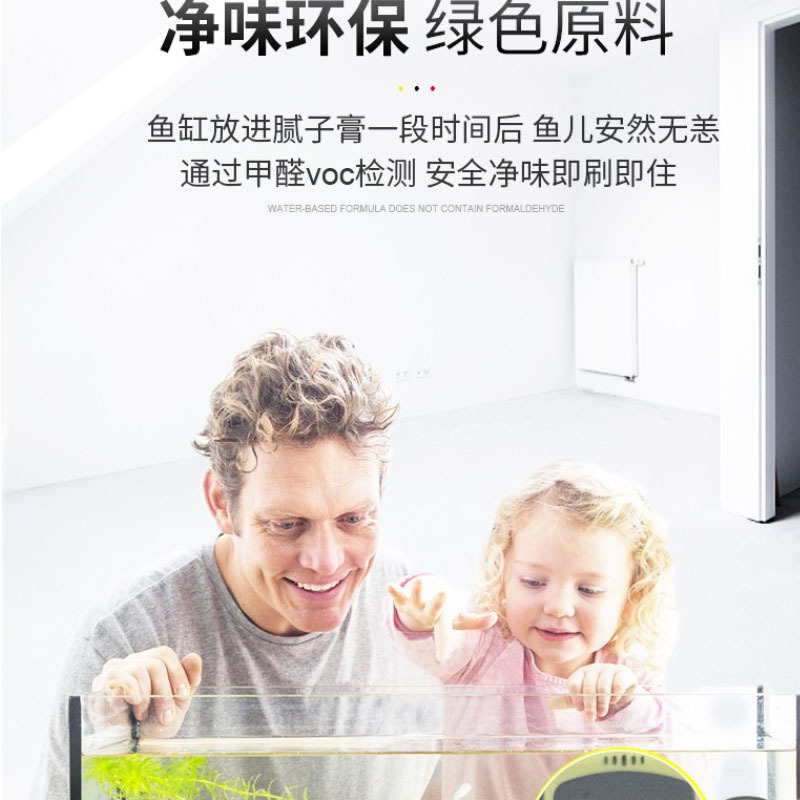 色匠腻子膏补墙膏成品耐水防霉家用内墙外墙腻子粉涂料白色墙面修补膏 整桶销售