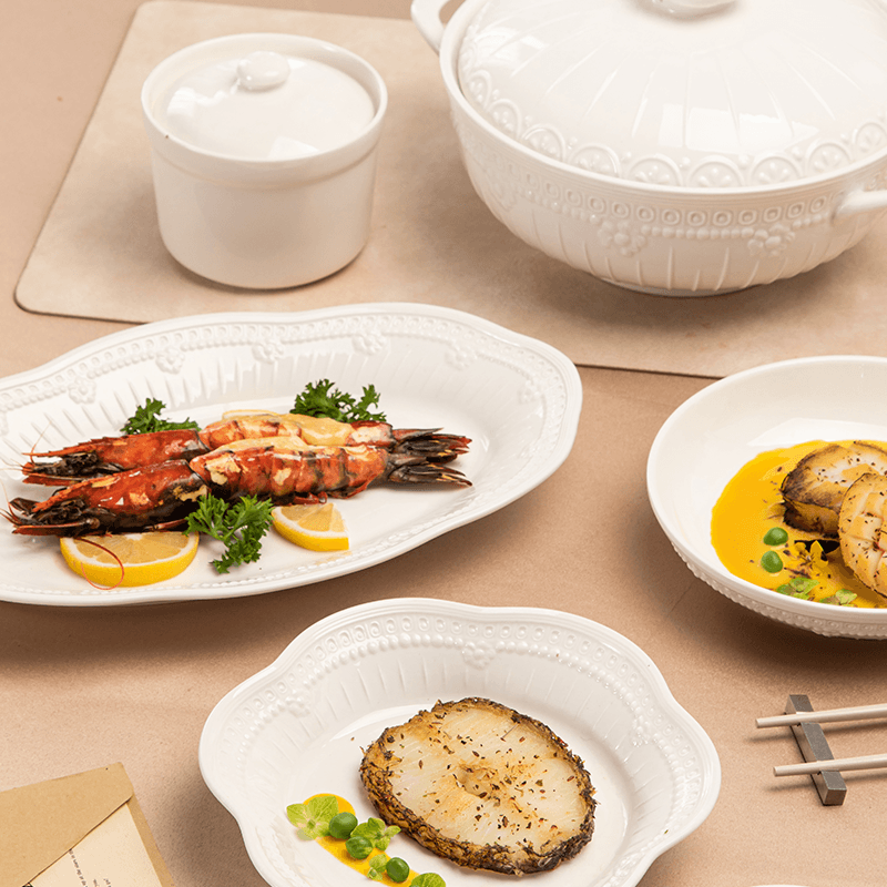 康宁贝尼尼大师系列陶瓷餐具*32头CB-TC011-TG/KZ高清大图