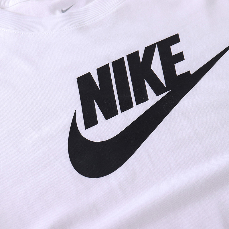 nike耐克女装短袖t恤经典简约圆领针织休闲运动服bv6170-100