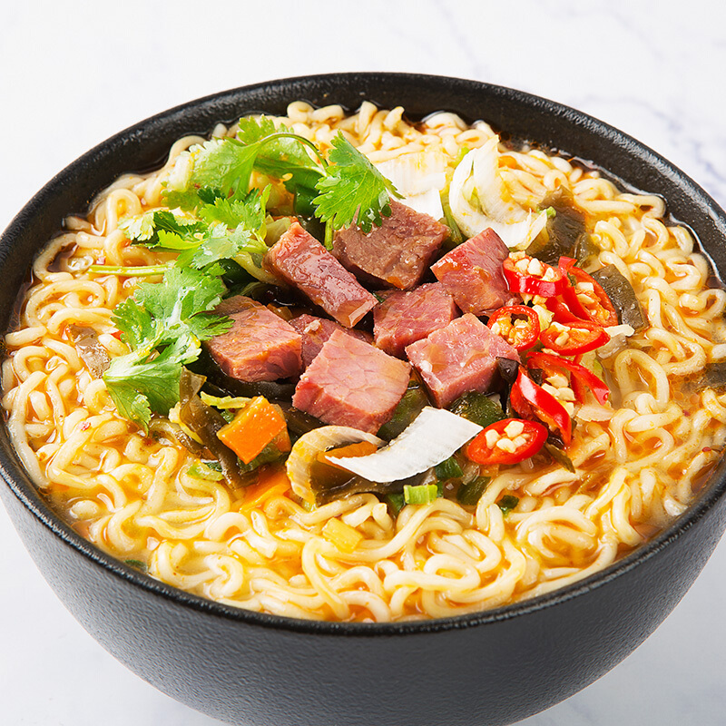 今麦郎 大今野 香辣牛肉口味泡面方便面方便速食5连包