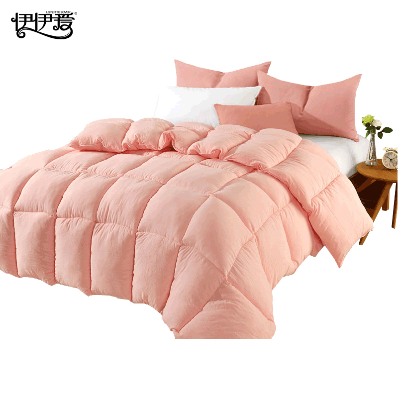 伊伊爱BZ-8XWB-03水洗棉纯色保暖被单人双人秋冬被