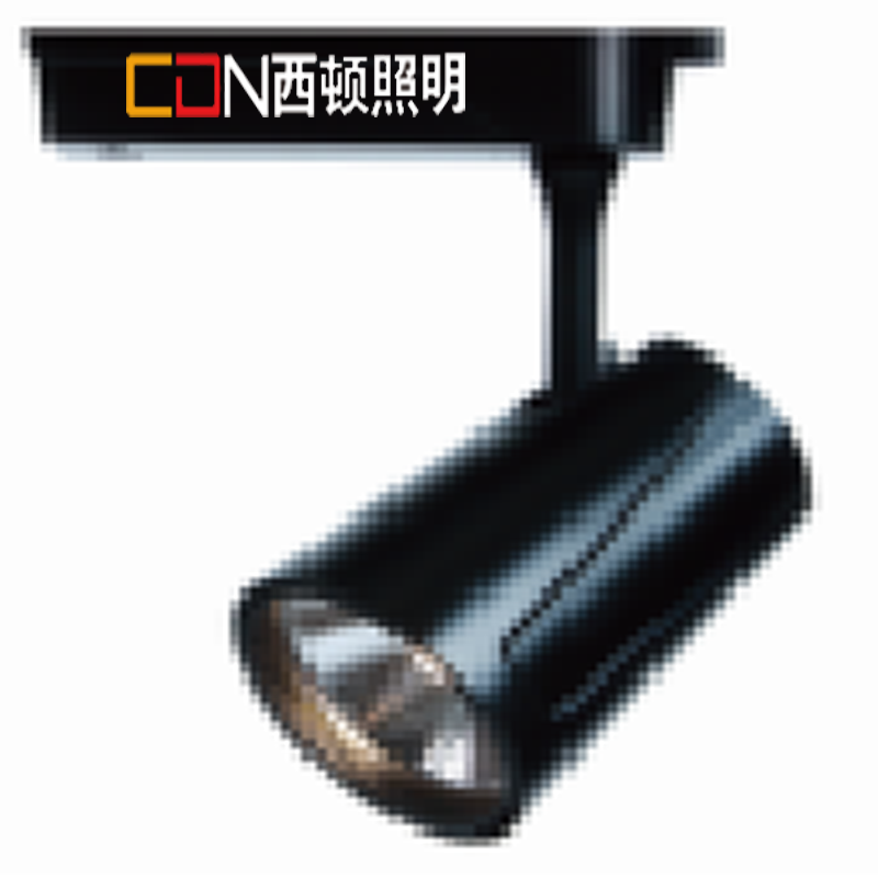 西顿照明 T4P轨道灯 CSR2e 35W 3000K高饱和专用光色 25° 鲜花区 黑色