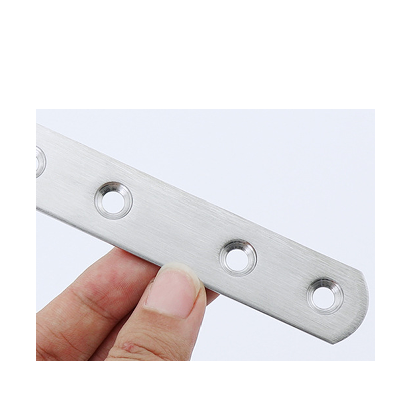 蒙企智品10个不锈钢直片角码127*20mm/包高清大图