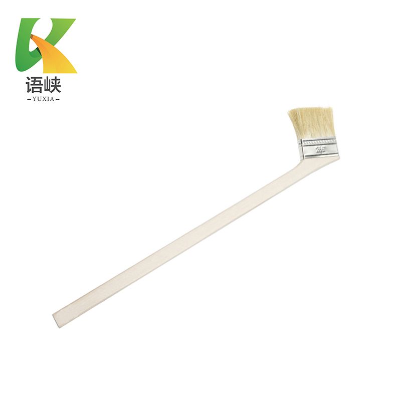 语峡 长柄弯柄毛刷 2.5寸 把高清大图