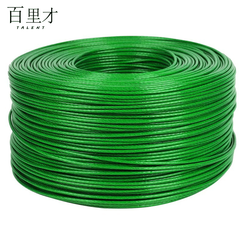 百里才 包塑钢丝绳 4mm 米图片