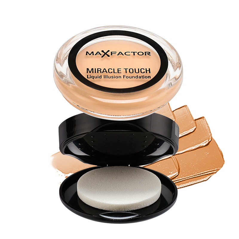 MAX FACTOR蜜丝佛陀水漾触感粉底液霜膏粉嫩色 遮瑕裸妆 服帖原装正品平价底妆55号11.5g