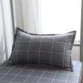 点途 DT-15 亲肤三件套0.9/1.2米床床上用品床单枕套被套 灰色格子