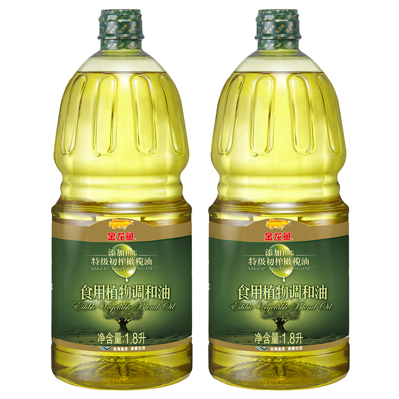 金龙鱼橄榄调和油1.8L*2瓶
