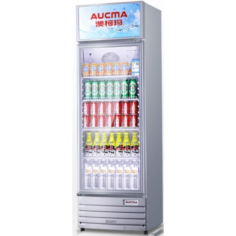 澳柯玛冷藏展示柜立式单门便利店保鲜饮料柜超市商用冰箱立式冰柜