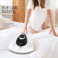 德尔玛（Deerma）仪家用床上紫外线吸螨器小型迷你除尘去螨虫机吸尘 月牙白