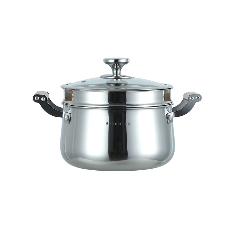 佰造(BAIZAO) 福汇双层蒸汤锅 BZ-BC905 22cm