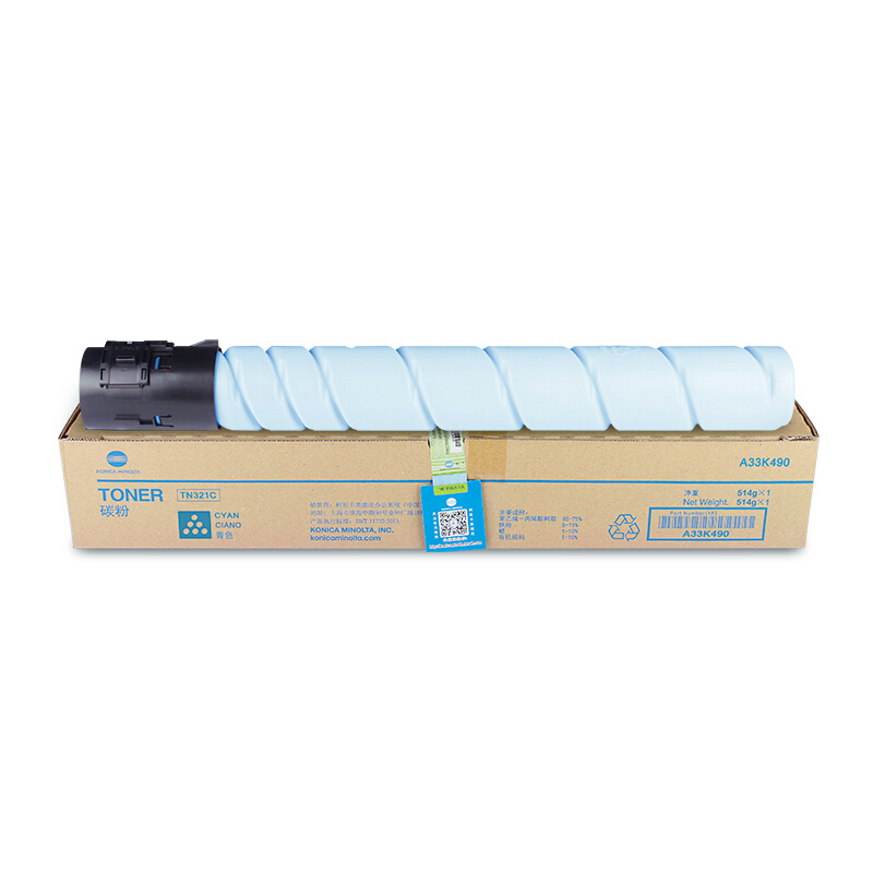 柯尼卡美能达 KONICA MINOLTA TN321C 青色碳粉 适用C364/C284/C224/c364e