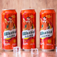 乌苏啤酒(wusu)新疆原浆红乌苏啤酒500ml*12罐 整箱装