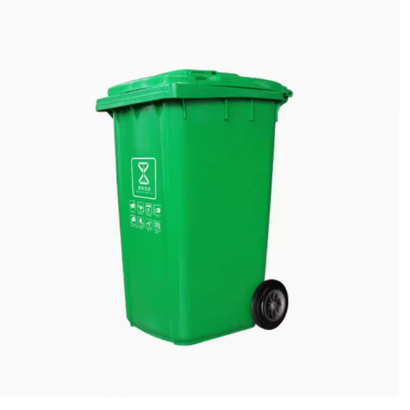 滚轮式垃圾桶100L