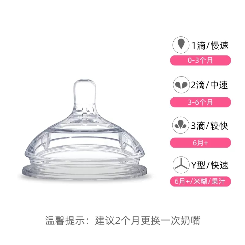 可么多么(comotomo)硅胶奶嘴 流量为二滴适合3-6个月宝宝单只装高清大图