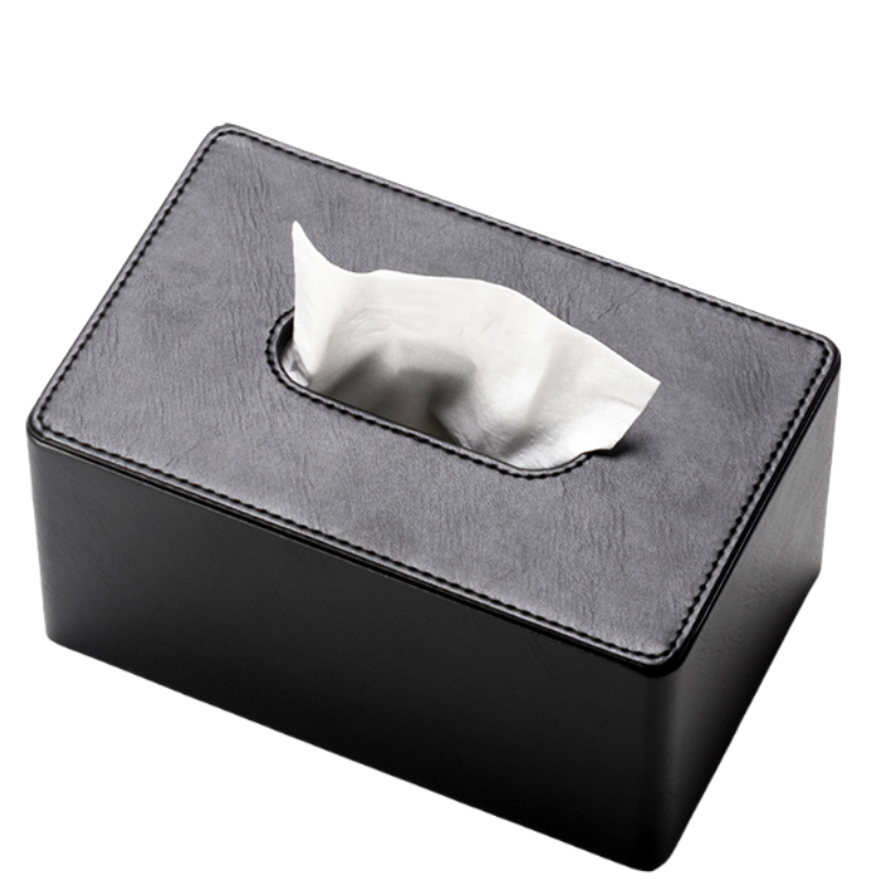 铭思达纸巾盒皮革小号个高清大图