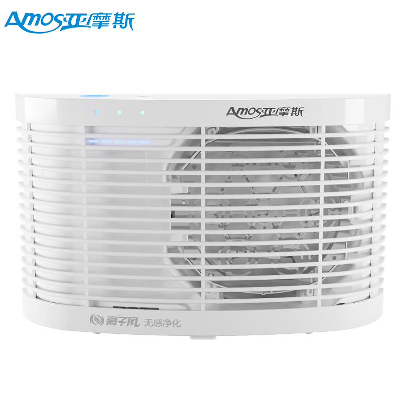 亚摩斯(AMOS)空气杀菌净化一体机AS-LS04H家用消毒杀菌除尘除味除甲醛的负离子空气净化一体机